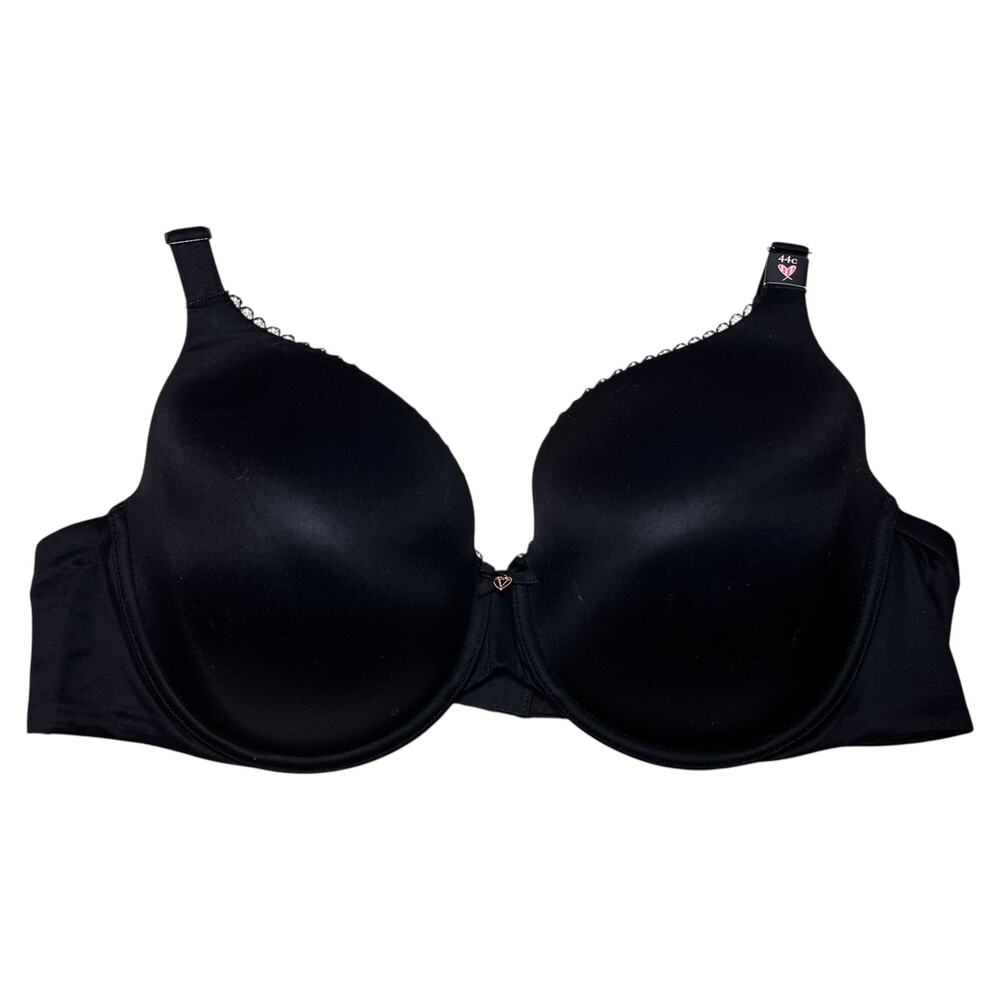 Victoria's Secret Body By Victoria Lined Perfect Coverage Bra Black Size 44C
